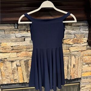 size 10 girls dress navy ‘Un deux trois ’ brand